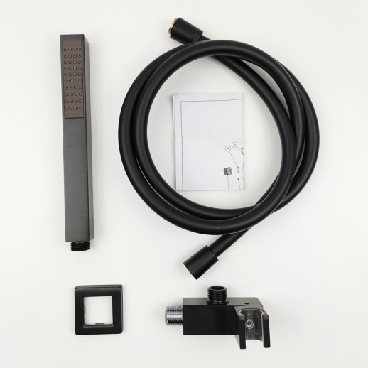 Душевой набор PAINI Grazia 21PZ440 для встраиваемого смесителя, черный брашированный PVD (PZ) Душевой набор PAINI Grazia 21PZ440 для встраиваемого смесителя, черный брашированный PVD (PZ)