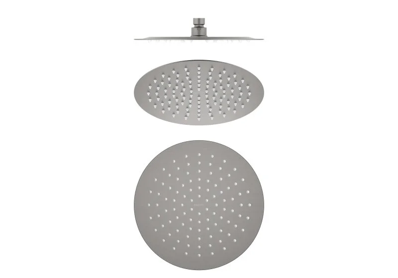 AQ2073BGM круглый верхний душ  250*2 мм, оружейная сталь