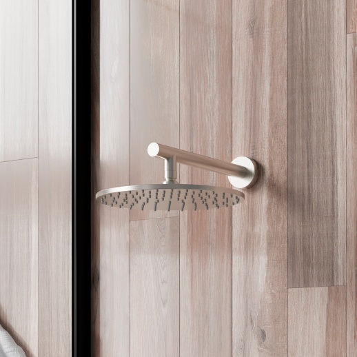 Верхний душ PAINI 50PW759TT25 круглый 250 мм, латунь, брашированный никель PVD Верхний душ PAINI 50PW759TT25 круглый 250 мм, латунь, брашированный никель PVD