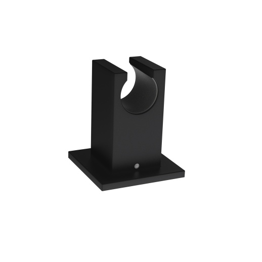 Держатель для лейки PAINI 53PZ186QQ фиксированный, квадратный, латунь, матовый чёрный PVD Держатель для лейки PAINI 53PZ186QQ фиксированный, квадратный, латунь, матовый чёрный PVD