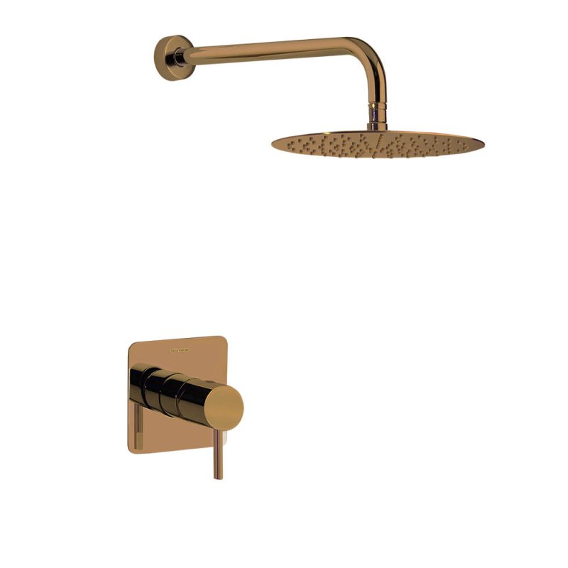Встраиваемая душевая система с тропическим душем ODISEA K3918012CUC медь