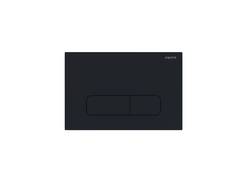 Панель смыва Aquatek Черная матовая (клавиши прямоугольные) KDI-0000017