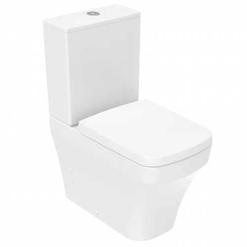 CREAVIT SOLO Унитаз напольный безободковый с биде SO361-00CB00E-0000