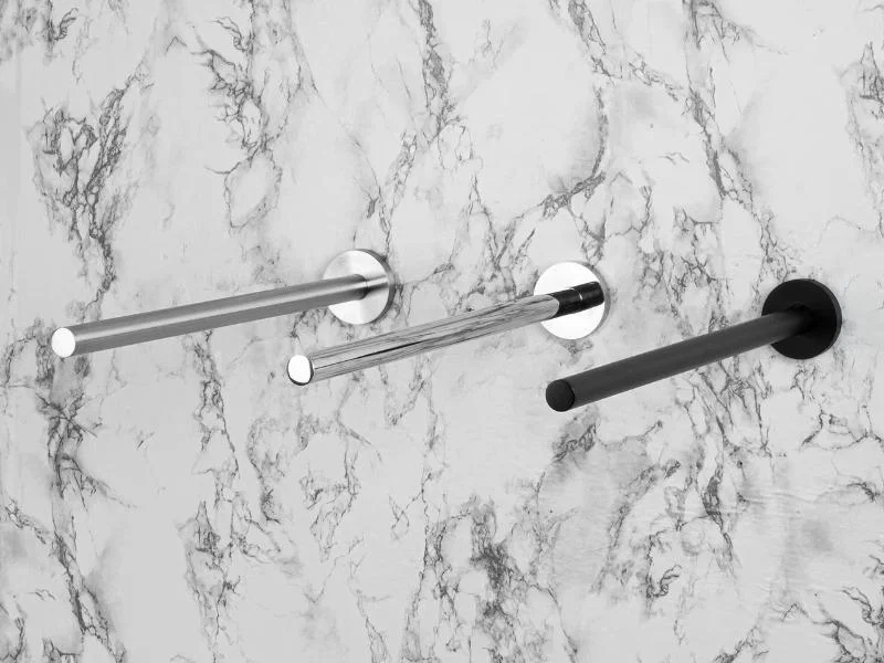 Вешалка для полотенец 406 мм Verona Nofer 16874.N черное