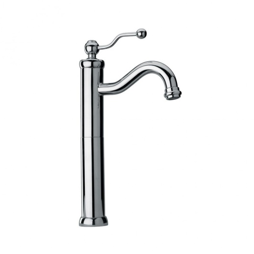 Смеситель для раковины PAINI Duomo 88CR205LL без донного клапана, высокий, хром (CR)