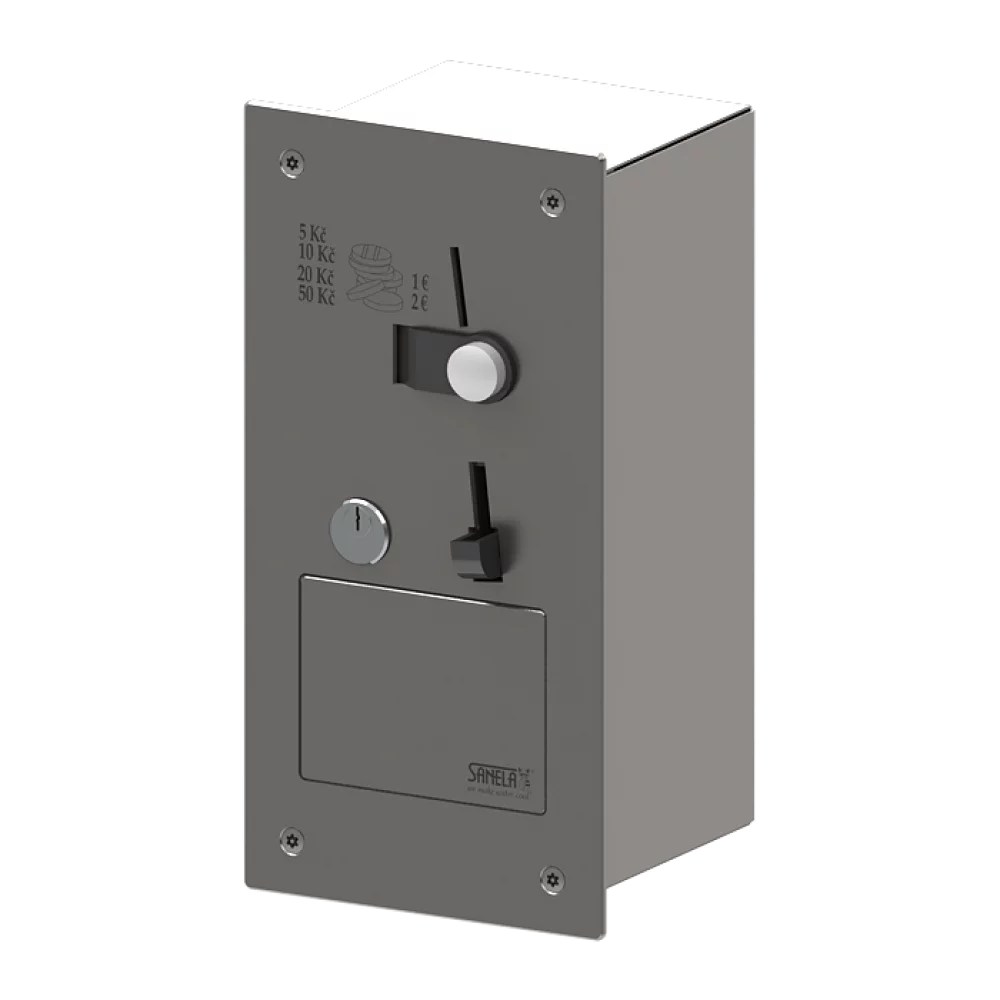 Встроенный монетный и жетонный автомат для 1 душа Sanela SLZA 03MZ 88032