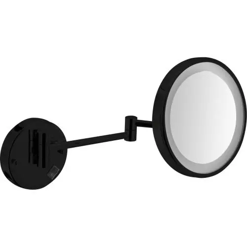 Зеркало с регулировкой, VANITY Nofer 08006.N черное