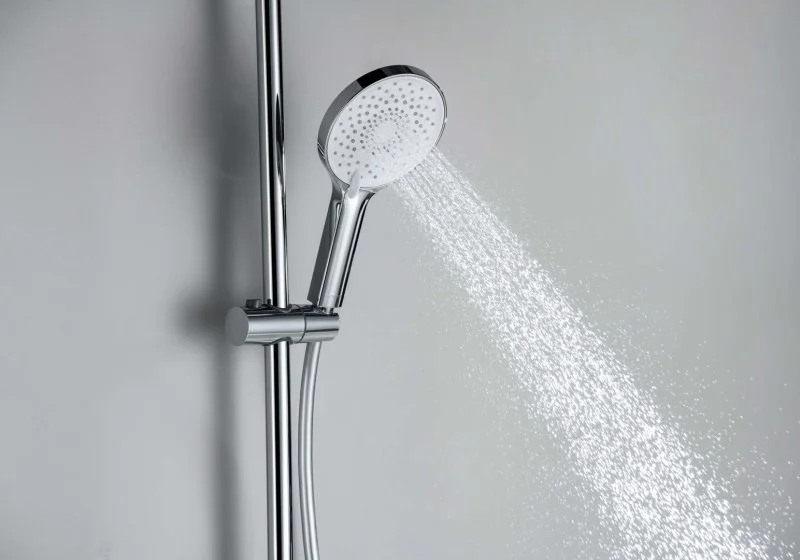 AQ1748CR ЛУГАНО смеситель для ванны с душевым гарнитуром, хром