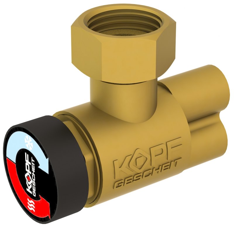 Комплект термосмесительного вентиля и сильфонной подводки Kopfgescheit KR535 Kit