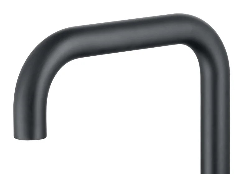 Смеситель для кухни AQUATEK (квадратный излив), матовый черный AQ1083MB