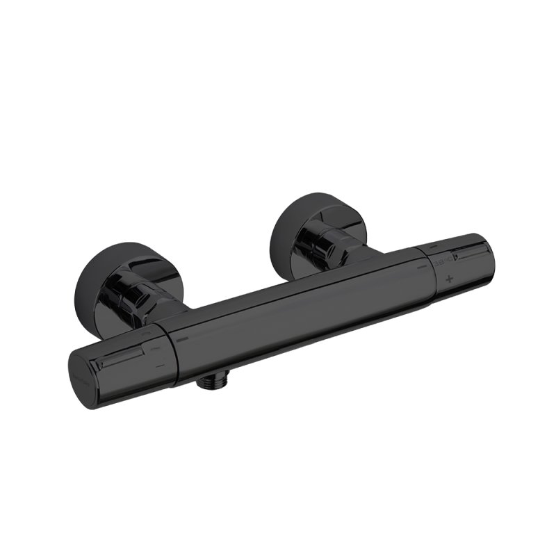 Смеситель термостатический для ванны TZAR 343402SNM черный