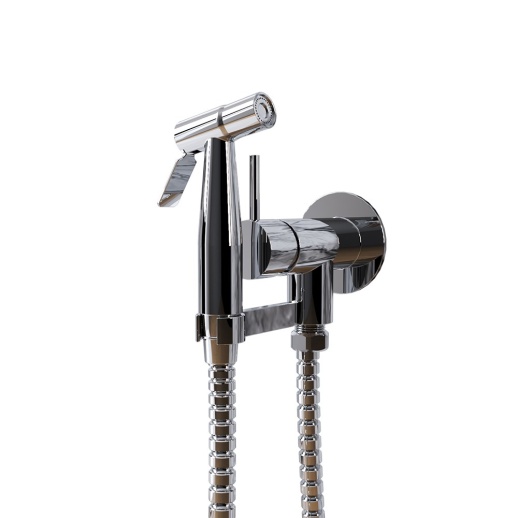 Смеситель с гигиеническим душем PAINI Isola ISCR442 встраиваемый, хром (CR)