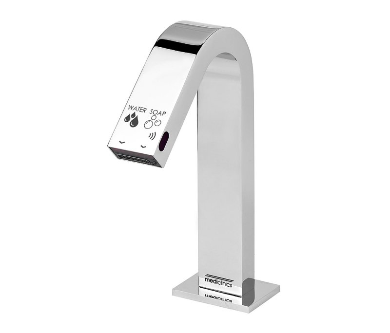 Электронный кран для воды с дозатором жидкого мыла Mediclinics GAJ002AC