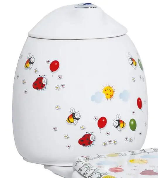 CREAVIT COCUK ДЕКОР Унитаз детский CK300.001F0 Sсифон