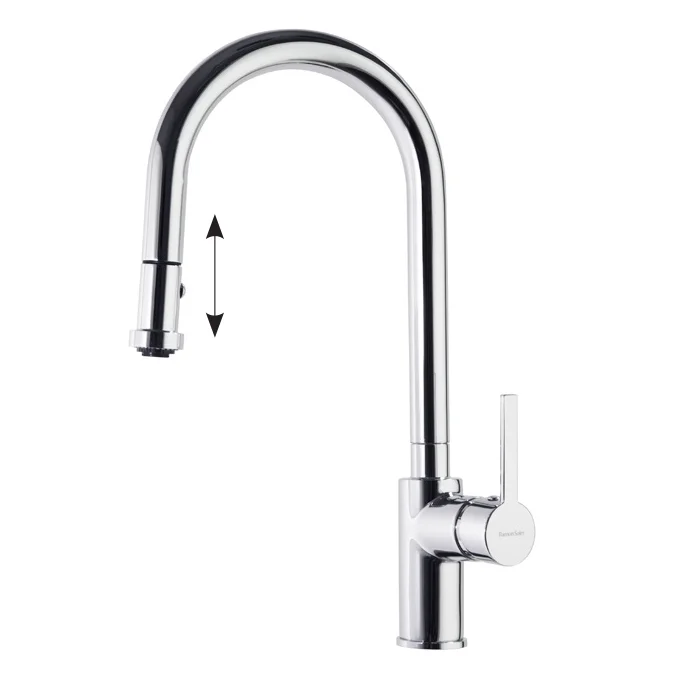 Смеситель высокий для кухни однорычажныйс выдвижной лейкой DRAKO 337902V2