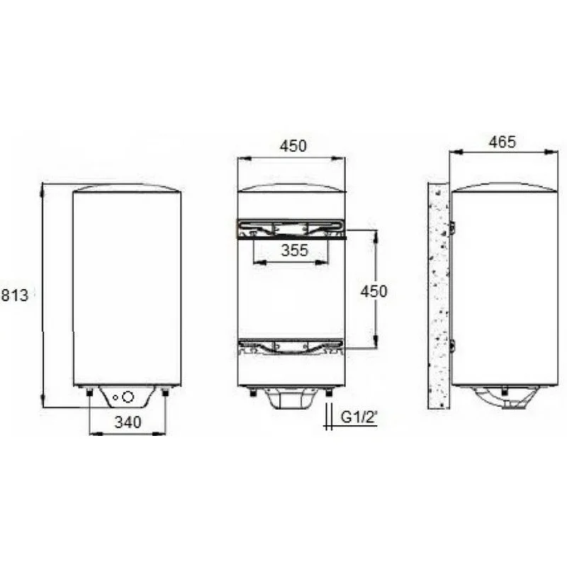 Водонагреватель Nofer SIE075N 75 л.
