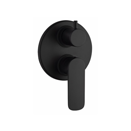 Смеситель для душа PAINI Nove 09YO6911 встраиваемый c дивертором, черный (YO)