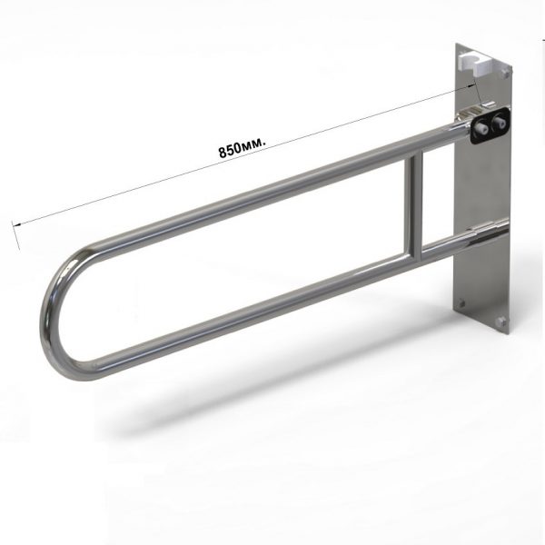 Поручень пристенный для унитаза откидной Тругор ППУО/850D32
