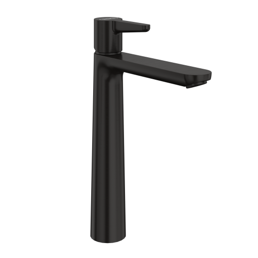 Смеситель для раковины Urbatec Veneto без донного клапана, высокий, черный (YO) - VE50715YO