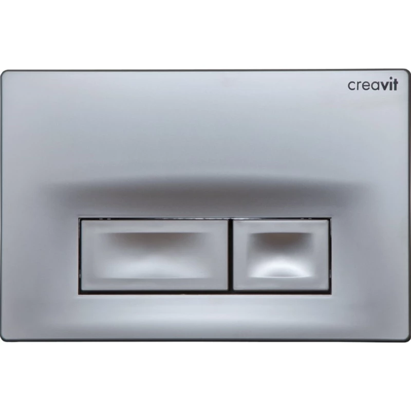 Кнопка смыва Creavit Ore GP3002.00 для инсталляции, серый матовый