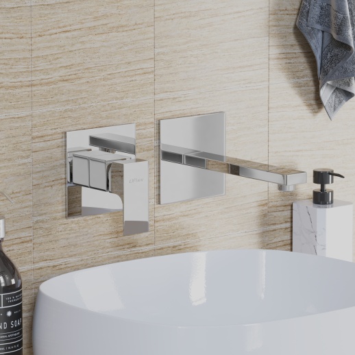 Смеситель для раковины PAINI Grazia 21CR208 встраиваемый, хром (CR) Смеситель для раковины PAINI Grazia 21CR208 встраиваемый, хром (CR)