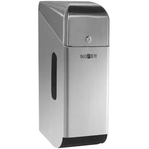 Диспенсер для туалетной бумаги прямоугольный матовый для 3 рулонов Nofer 05100.S