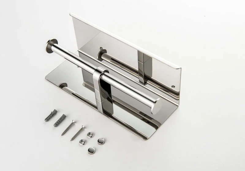 Бумагодержатель двойной с полкой AQUATEK AQ4909CR ОБЕРОН