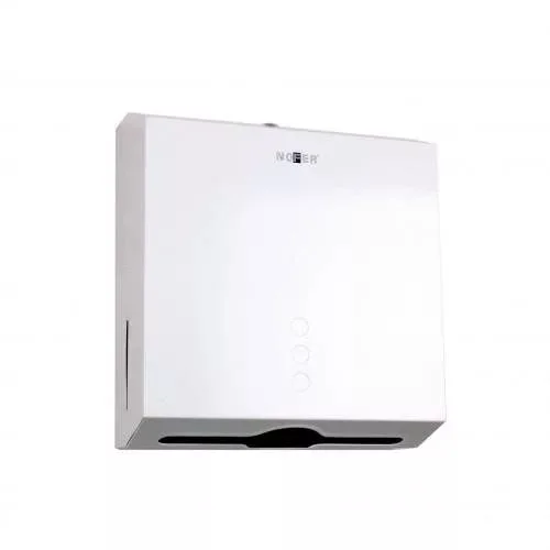 Диспенсер для бумажных полотенец Nofer 04006.W из стали белый