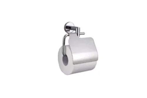 Держатель для туалетной бумаги с крышкой LINE Nofer 16500.W белый