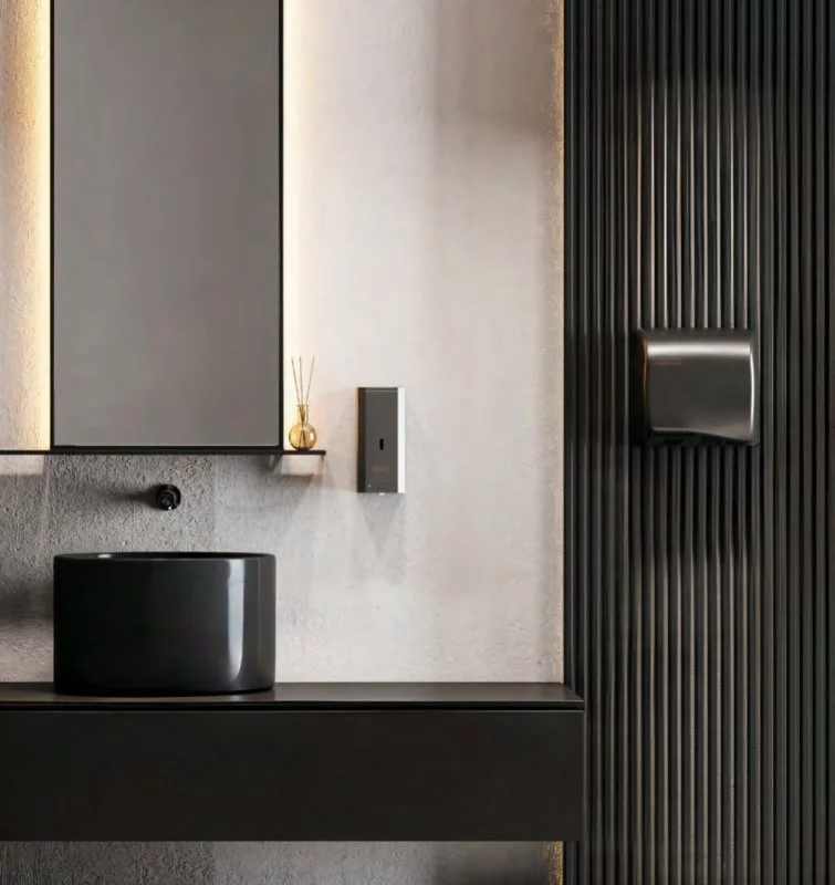 Сушилка для рук с ИК-датчиком Mediclinics M17AB и с НЕРА фильтром