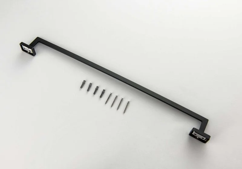 Полотенцедержатель 600 мм AQUATEK, матовый черный AQ4314MB ЛИБРА