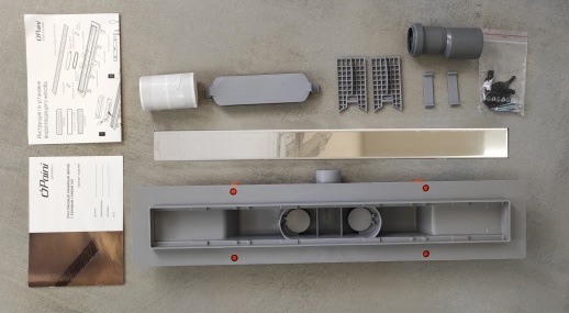 Душевой лоток PAINI CH450K Klasik 450 мм Душевой лоток PAINI CH450K Klasik 450 мм