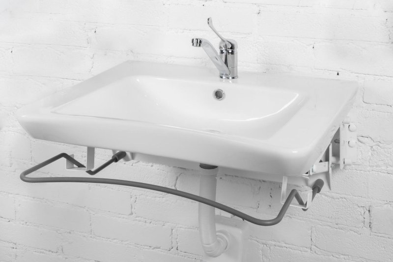 Раковина для людей с ограниченными способностями Nofer H12 в комплекте с подъемным механизмом