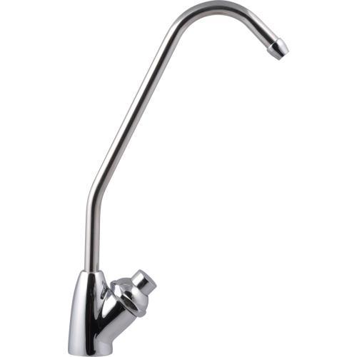 Кран высокий для питьевого фонтана глянцевый Nofer 10071.B