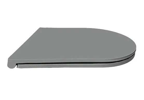 AQ0105-MG Крышка-сиденье матовый серый для ЕВРОПА/ ВЕГАAQ1901/ AQ1902/ AQ1905/ AQ1906