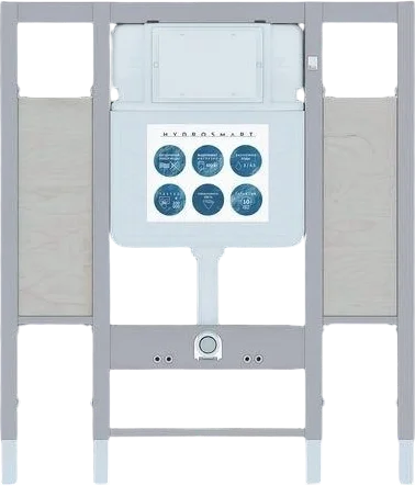 Инсталляция HYDROSMART для подвесного унитаза с дополнительным креплением поручней 07802.N