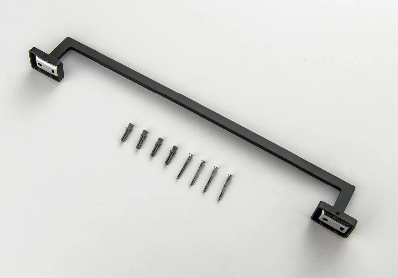 Полотенцедержатель 450 мм AQUATEK, матовый черный AQ4320MB ЛИБРА