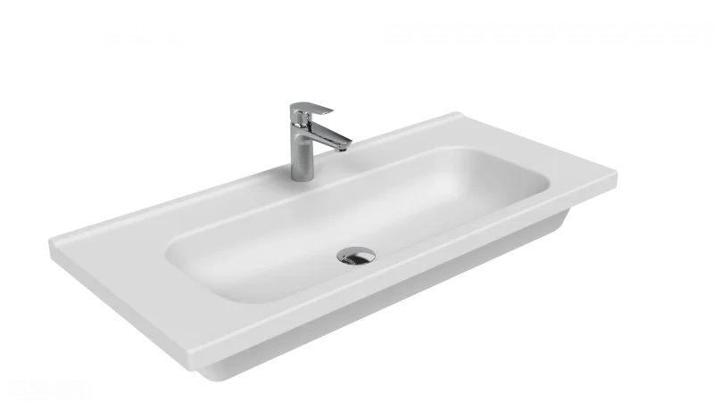 CREAVIT Раковина ID100-00CB00E-0000 мебельная (45*100см)