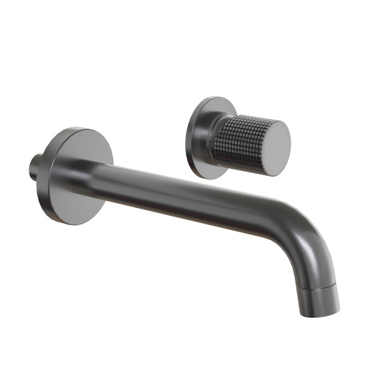 Смеситель для раковины PAINI Cox Grip 7GPZ208 встраиваемый, черный брашированный PVD (PZ)