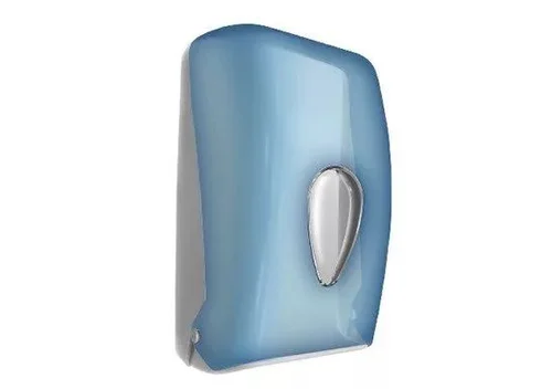 Диспенсер для туалетной бумаги пластиковый синий 290*140*160 Nofer 05118.T