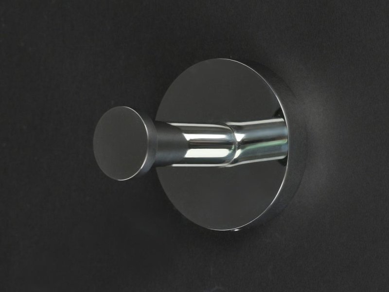 Крючок для ванной одинарный глянцевый NIZA Nofer 16851.B