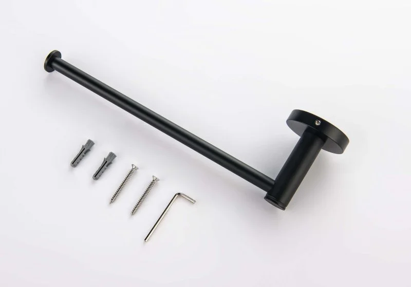 Полотенцедержатель AQUATEK, матовый черный AQ4119MB ЕВРОПА