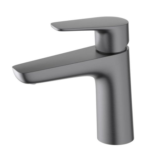 AQ1110BGM БЕТТА смеситель для раковины 98, без донного клапана, оружейная сталь