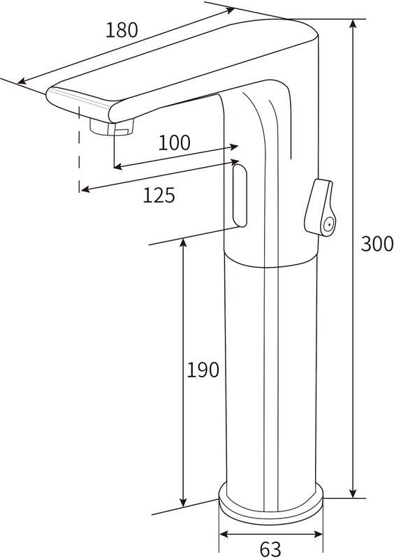 Смеситель для раковины beWash Photocell BWAM0BH8038 Хром Смеситель для раковины beWash Photocell BWAM0BH8038 Хром