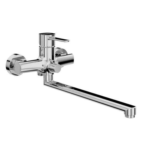 Смеситель для ванны с длинным изливом Urbatec Evolution без аксессура, хром (CR) - EV22823CR Смеситель для ванны с длинным изливом Urbatec Evolution без аксессура, хром (CR) - EV22823CR