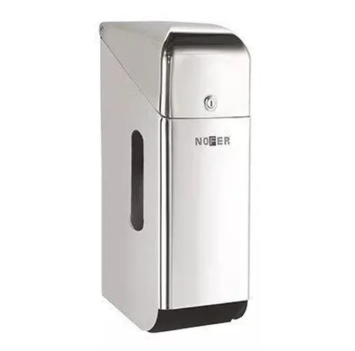 Диспенсер для туалетной бумаги прямоугольный глянцевый для 3 рулонов Nofer 05100.B