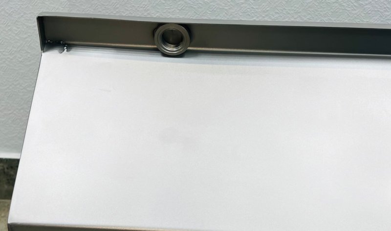 Раковина коллективная L=1,4 м правая Тругор