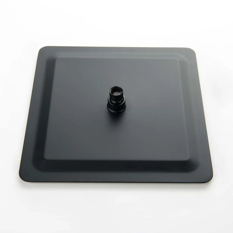 Квадратный верхний душ  300*300*2 мм AQUATEK, матовый черный AQ2074MB