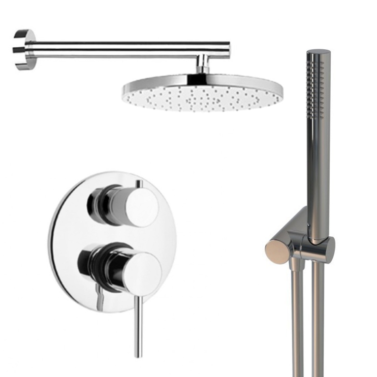 Комплект на 2 потребителя Cox PAINI 78CRSET26911SH, для душа, хром