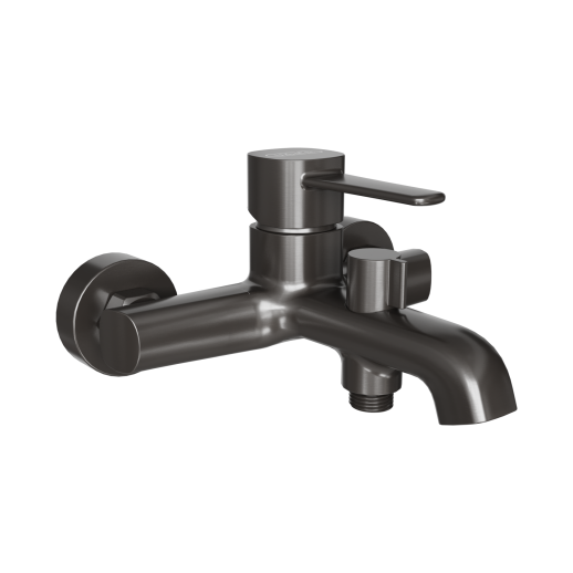 Смеситель для ванны Urbatec Evolution без аксессура, Оружейная сталь PVD (GM) - EV22803GM Смеситель для ванны Urbatec Evolution без аксессура, Оружейная сталь PVD (GM) - EV22803GM